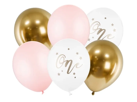 Balony 30cm, One, Pastel Pale Pink