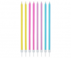 Świeczki urodzinowe, pastelowy mix, 14.5x0.6 cm, 16 szt.