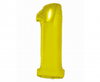 Balon foliowy Smart, Cyfra 1, złota, 76 cm