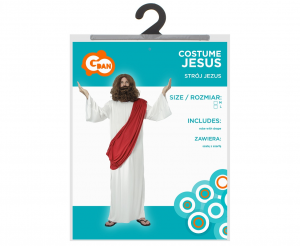 Strój dla dorosłych Jezus (szata z szarfą), rozm. L