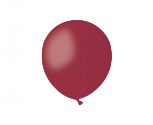 Balony A50 pastel 5" - bordowe 47/ 100 szt.