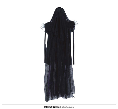 Wisząca lalka szkielet, świecąca, 120 cm