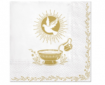 Serwetki PAW wzorzyste Baptism Blessing