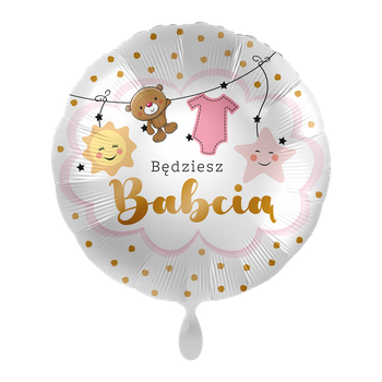 Balon foliowy 18"Będziesz Babcią - You're going o be a Grandma