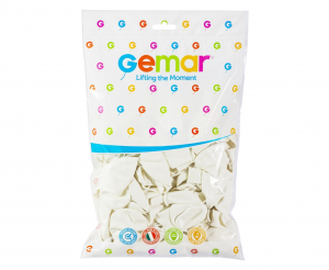 Balony G110 pastel 12" - białe 01/ 100 szt.