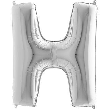 Balon Grabo Litera 40" H srebrna