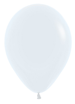 Balony White Pastel 12", 50 szt