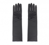 Rękawiczki wieczorowe, długie, czarne