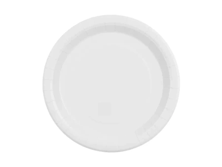 Talerzyki papierowe, biały, 23cm