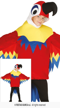 Strój Papugi dla dzieci, rozm. 101-109 cm