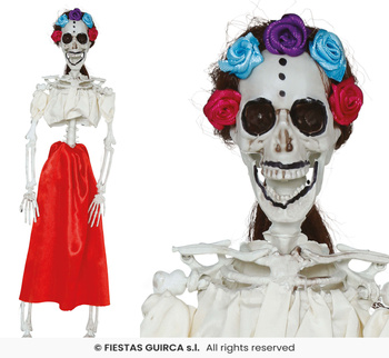 Dekoracja wisząca "Szkielet Day of the dead", 40cm