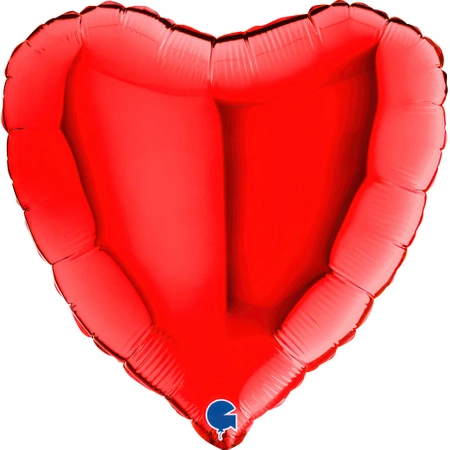 Balon Serce Serce Czerwone 18" (pakowany)