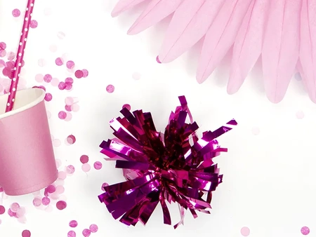 Ciężarek do balonów, foliowy, c. róż / 1 szt.