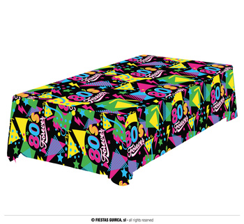 Obrus papierwy 80's forever, 1 szt