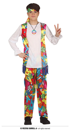 Strój Hippis, rozm 160-165 cm