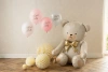 Balony 30 cm, Welcome Baby, mix różowy, 6 szt