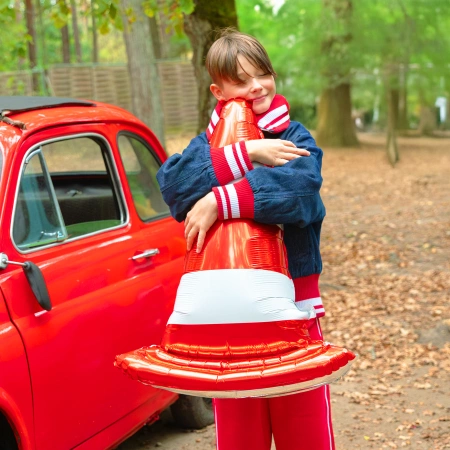 Balon foliowy stojący, Pachołek drogowy, 65x88 cm