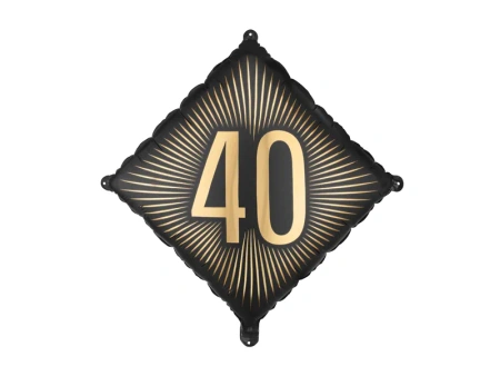 Balon foliowy ''40'', 46x46 cm, mix