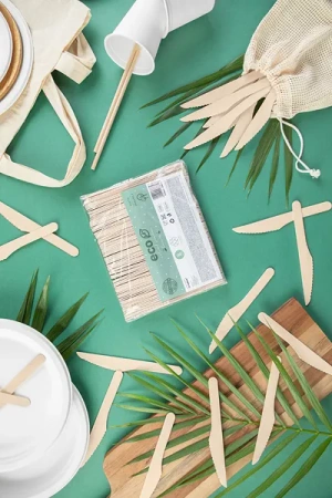 Drewniane noże, 16.5cm, 100szt