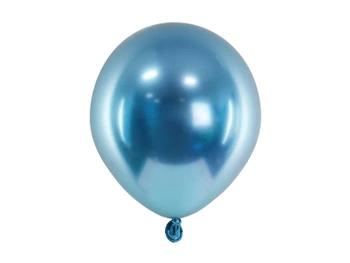 Balony Glossy 12 cm, niebieski