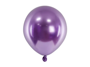Balony Glossy 12 cm, fiolet
