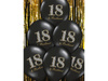 Balony 30cm, 18 & Brilliant, Pastel Black