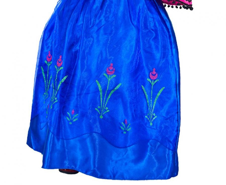 Zestaw dla dzieci Księżniczka różowo-niebieska, rozm. 130/140 cm