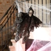 Dekoracja Halloween wiszący Duch Szkielet czarny
