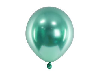 Balony Glossy 12 cm, butelkowa zieleń