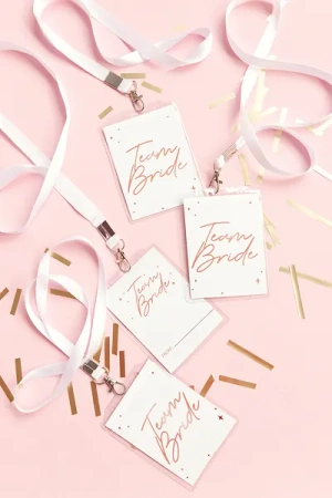 Identyfikator Team Bride, 8,7x12,5cm