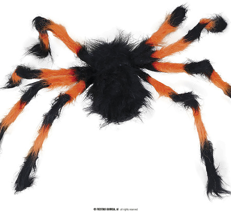 Duży pająk na Halloween, 75 cm