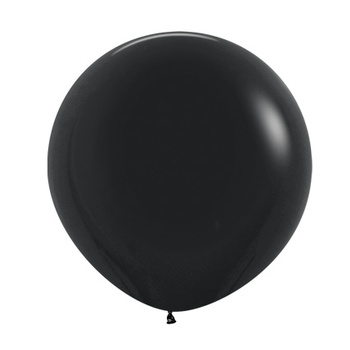 Balony Sempertex Pastel Black 24", 3 szt.