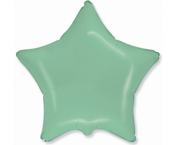 Balon foliowy 18" FX - Gwiazda (pastel miętowy)