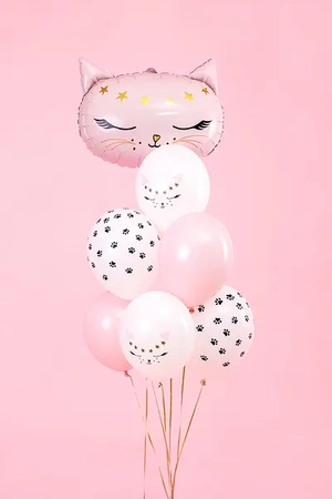 Balony 30cm, Kotek, mix