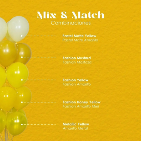 Balony Mustard 18", 1 szt