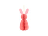 Dekoracja papierowa honeycomb Króliczek, różowy, 30 cm