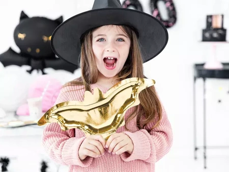 Talerzyki Nietoperz, złoty, 37,5x18,5cm