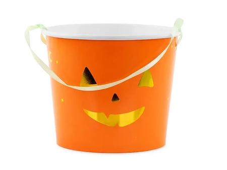 Wiaderka na cukierki Halloween, 13.5 cm, mix