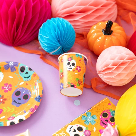 Kubek meksykańskie Halloween 220ml 6szt.