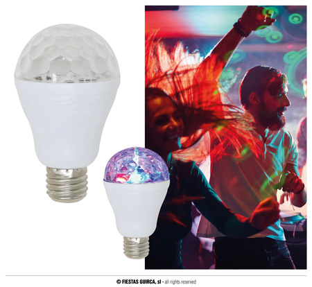 Żarówka RGB Disco