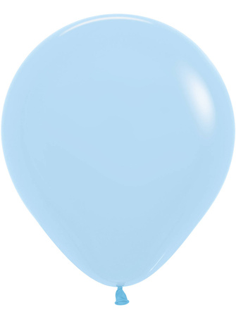 Balony Pastel Matte Blue 18", 25 szt