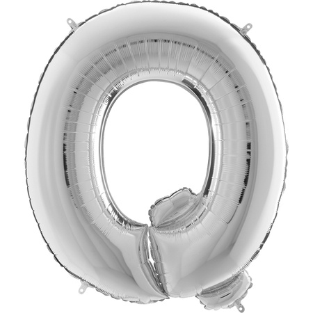 Balon Grabo Litera 40" Q srebrna