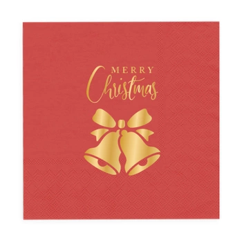 Serwetki Dzwonki czerwone 10szt.