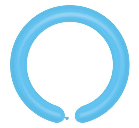 Balony D4 - Rurki włoskie błękitne 09/ 100 szt.