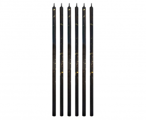 Świeczki urodzinowe Milenium, wys. 16.5 cm, 6 szt.