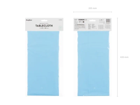 Obrus, 137x183 cm, jasny niebieski