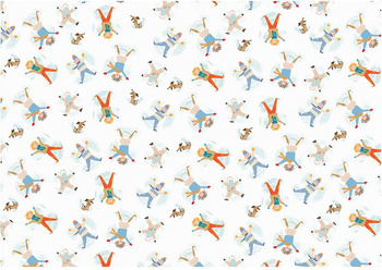 Papier do pakowania - Dzieci, 70x200cm