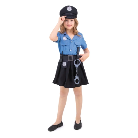 Strój Policjantki dla dziewczynki, rozmiar L