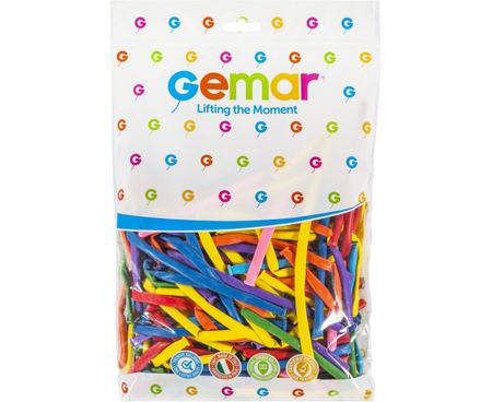 Balony D4 - Rurki włoskie mix 80/ 100 szt.