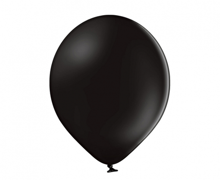 Balon 12", pastel czarny